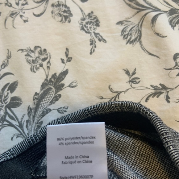 Halston black and white plaid pants - Picture 5 of 6